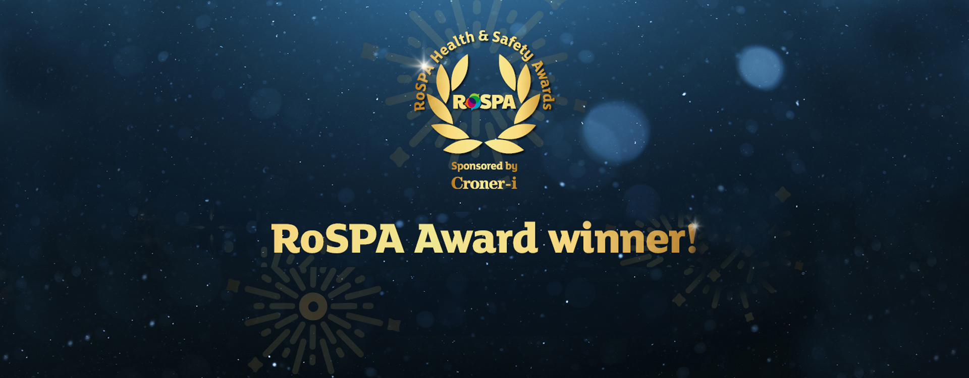 website banner -rospa award