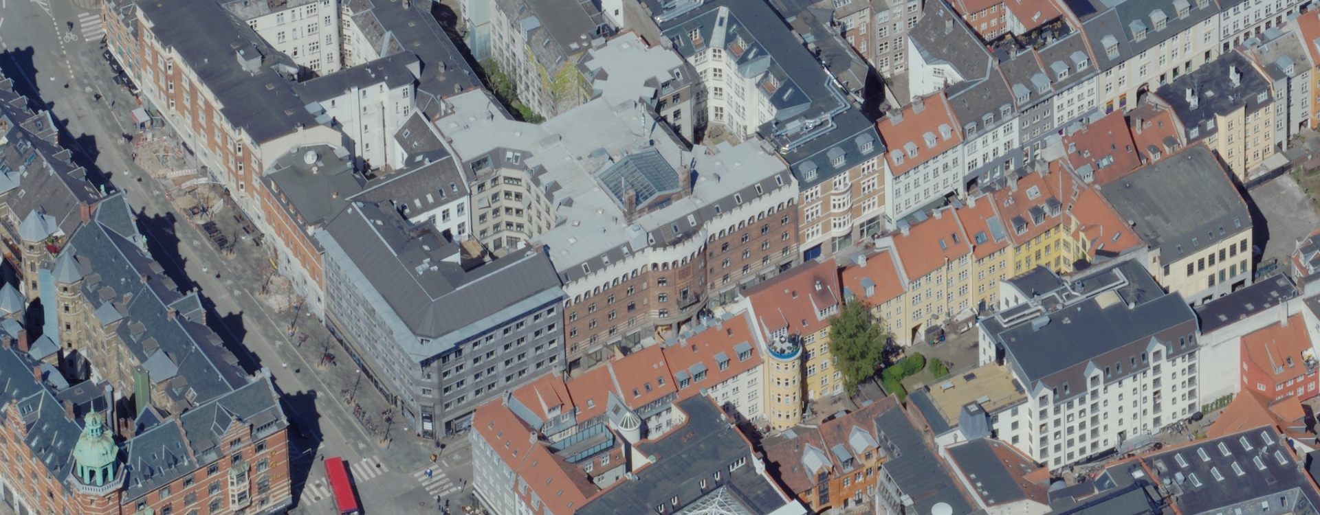 Grundtvigs Hus aerial view
