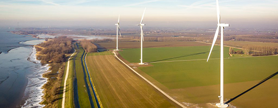 aanleg 30kv kabels windpark